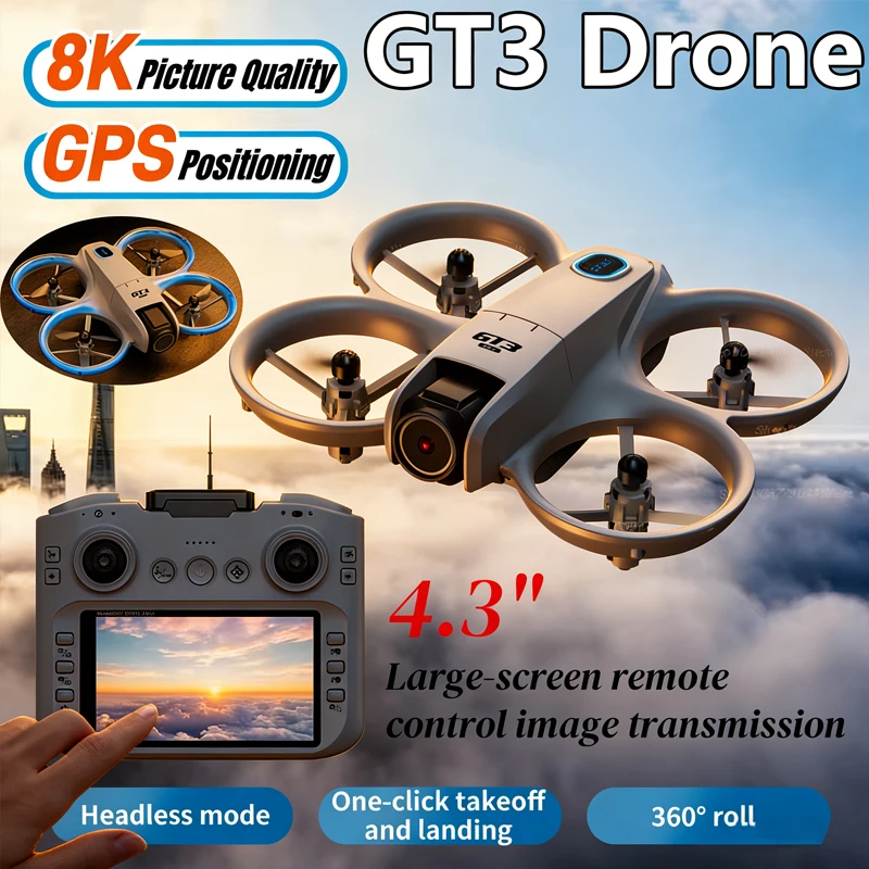 Hot 2026 GT3 MAX Drone 8K HD 4 - огляд і ціна Drone Video Production