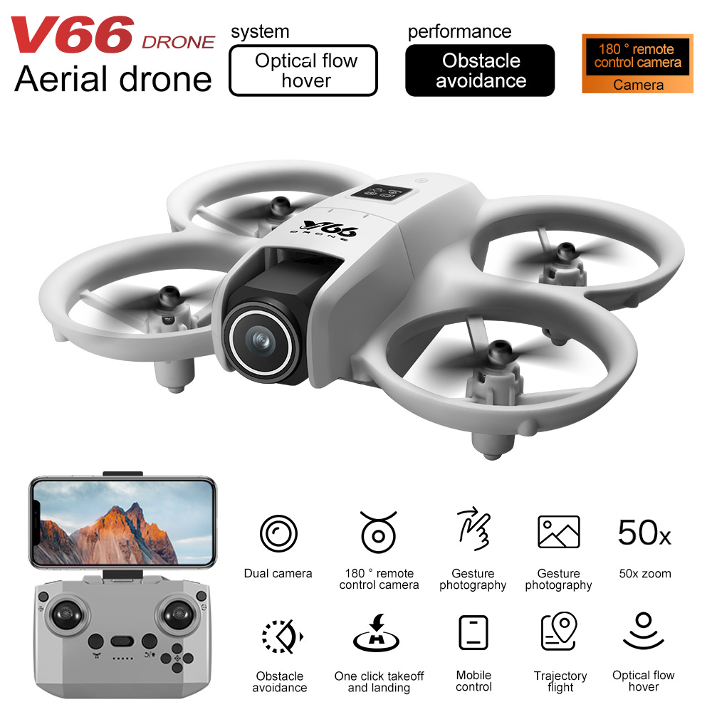 New V66 Mini Drone HD Camera 4 - огляд і ціна Drone Lidar