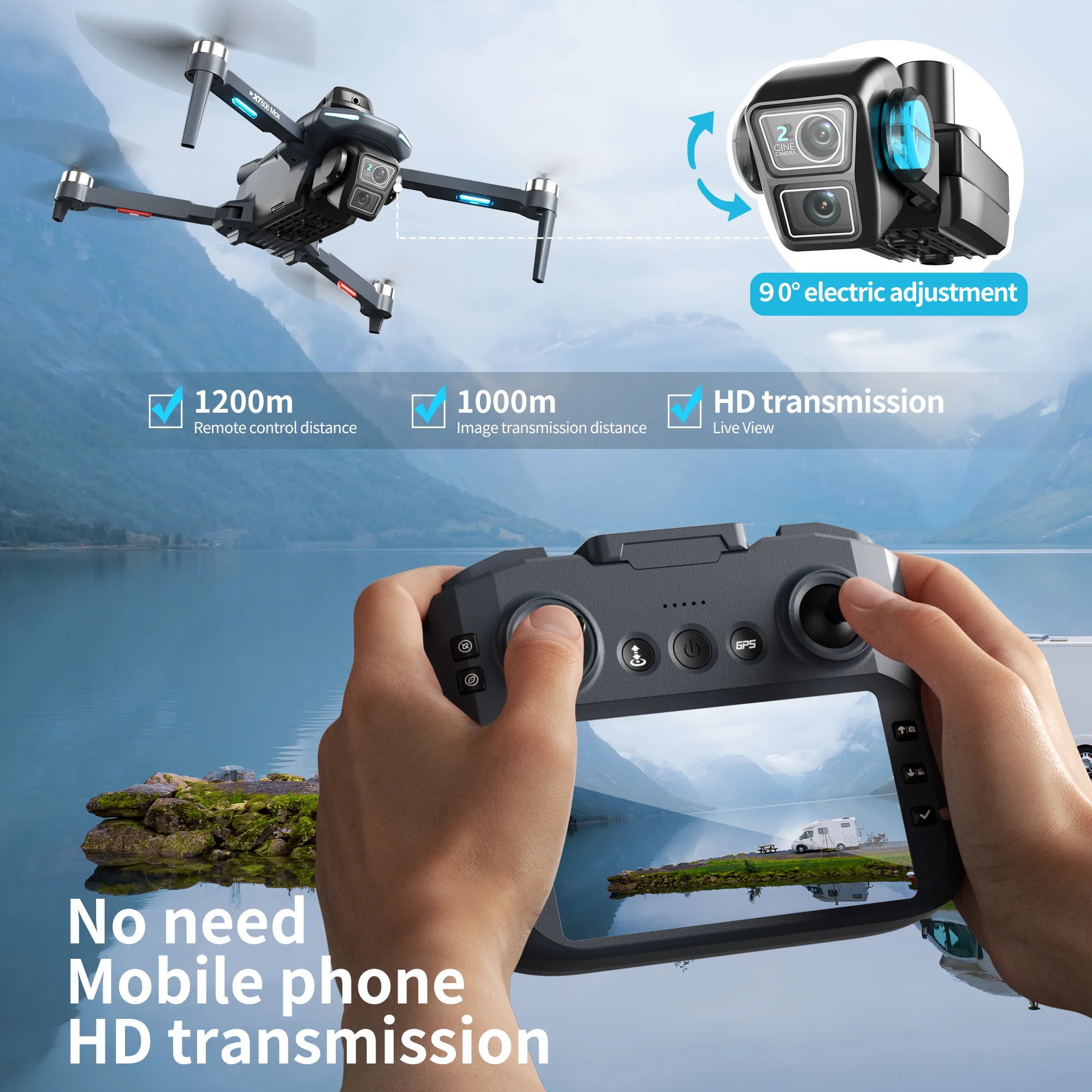 Lenovo XT606 Drone Professiona - огляд і ціна Drone Surveying