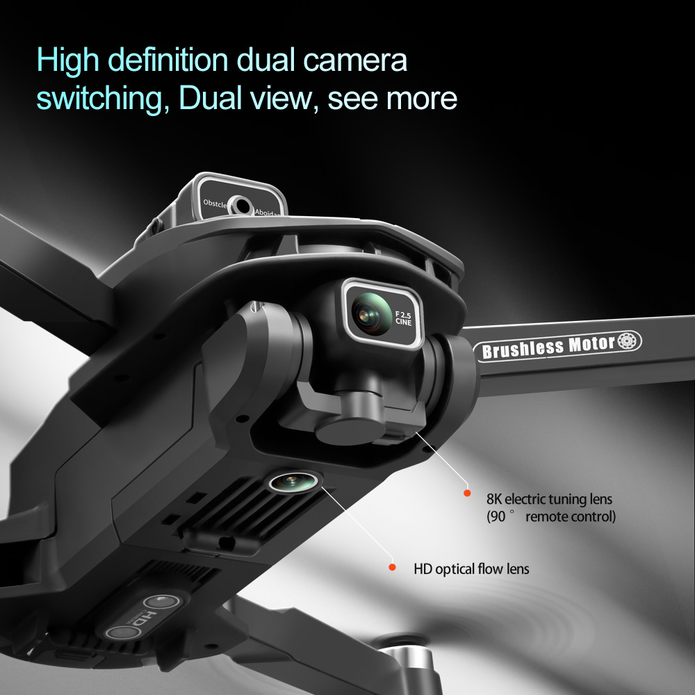 V168 PRO Max GPS Drone 8K Prof - огляд і ціна Drone Lidar