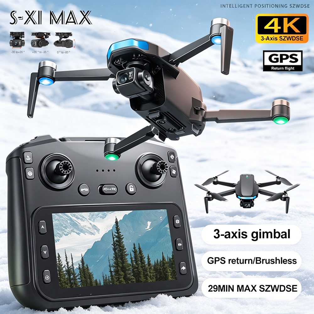 New S-X1 MAX Drone GPS 8K Prof - огляд і ціна Drone Lidar