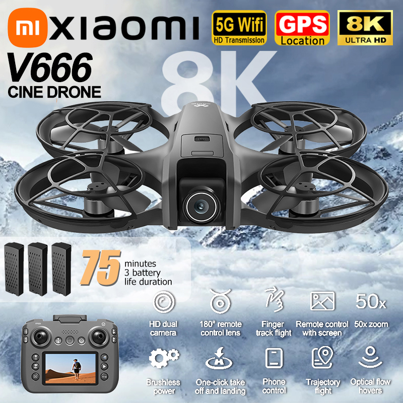 Xiaomi V666 Drone 8K Aerial HD - огляд і ціна Drone Mapping